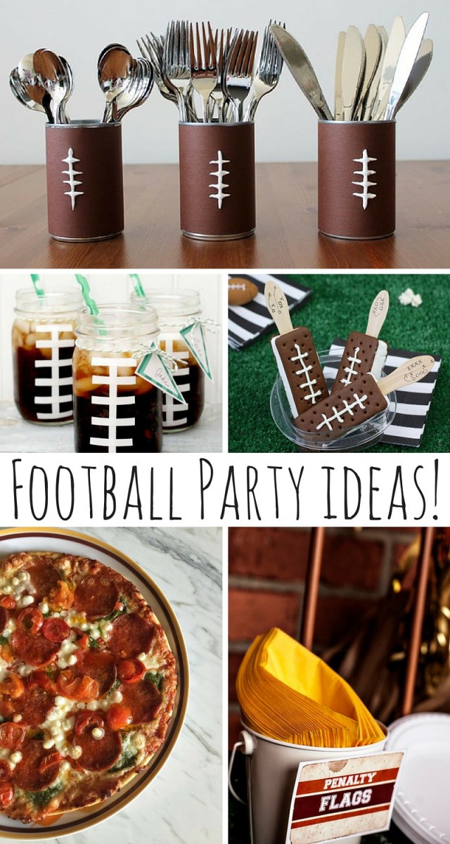 Kids Football Party
 Football Recipe and Decor Party Ideas