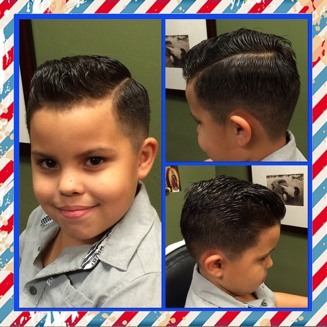 Kids Haircuts San Antonio
 Chris The Barber San Antonio Pompadour King — Remember it