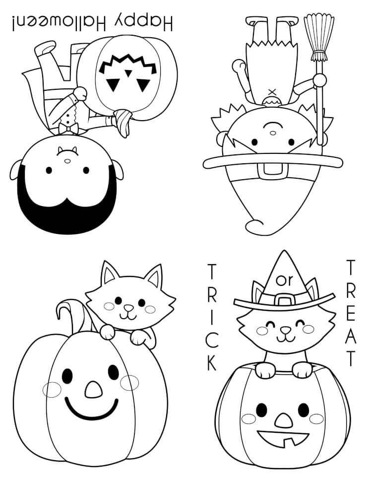 Kids Halloween Coloring Books
 Printable Halloween Coloring Books Happiness is Homemade