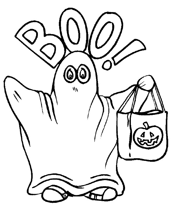 Kids Halloween Coloring Page
 24 Free Printable Halloween Coloring Pages for Kids