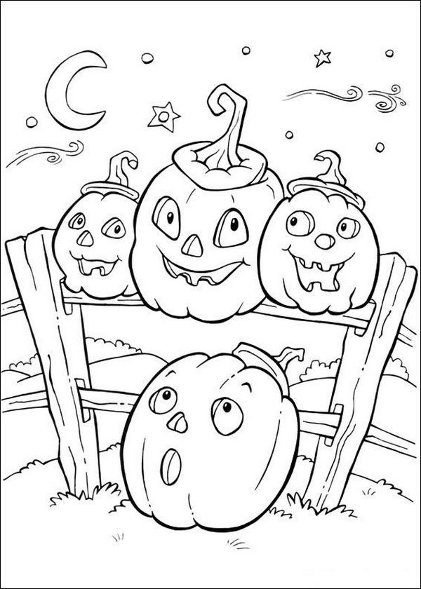 Kids Halloween Coloring Page
 20 Fun Halloween Coloring Pages for Kids Hative