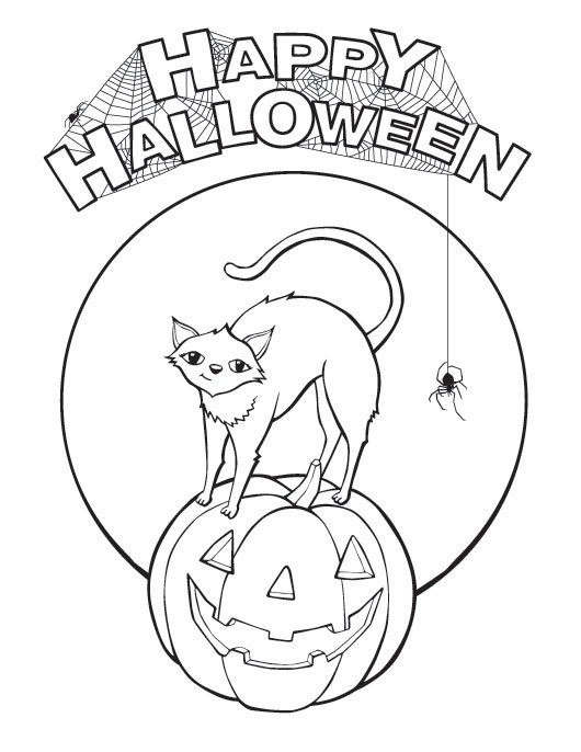 Kids Halloween Coloring Page
 200 Free Halloween Coloring Pages For Kids The Suburban Mom