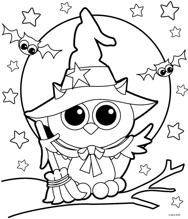 Kids Halloween Coloring Page
 200 Free Halloween Coloring Pages For Kids The Suburban Mom