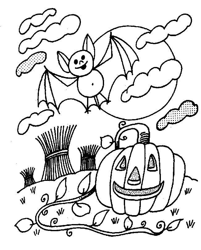 Kids Halloween Coloring Page
 halloween coloring pages Free Printable Halloween