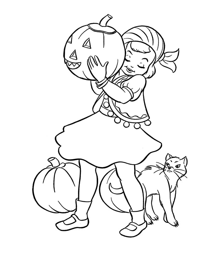 Kids Halloween Coloring Page
 halloween coloring pages