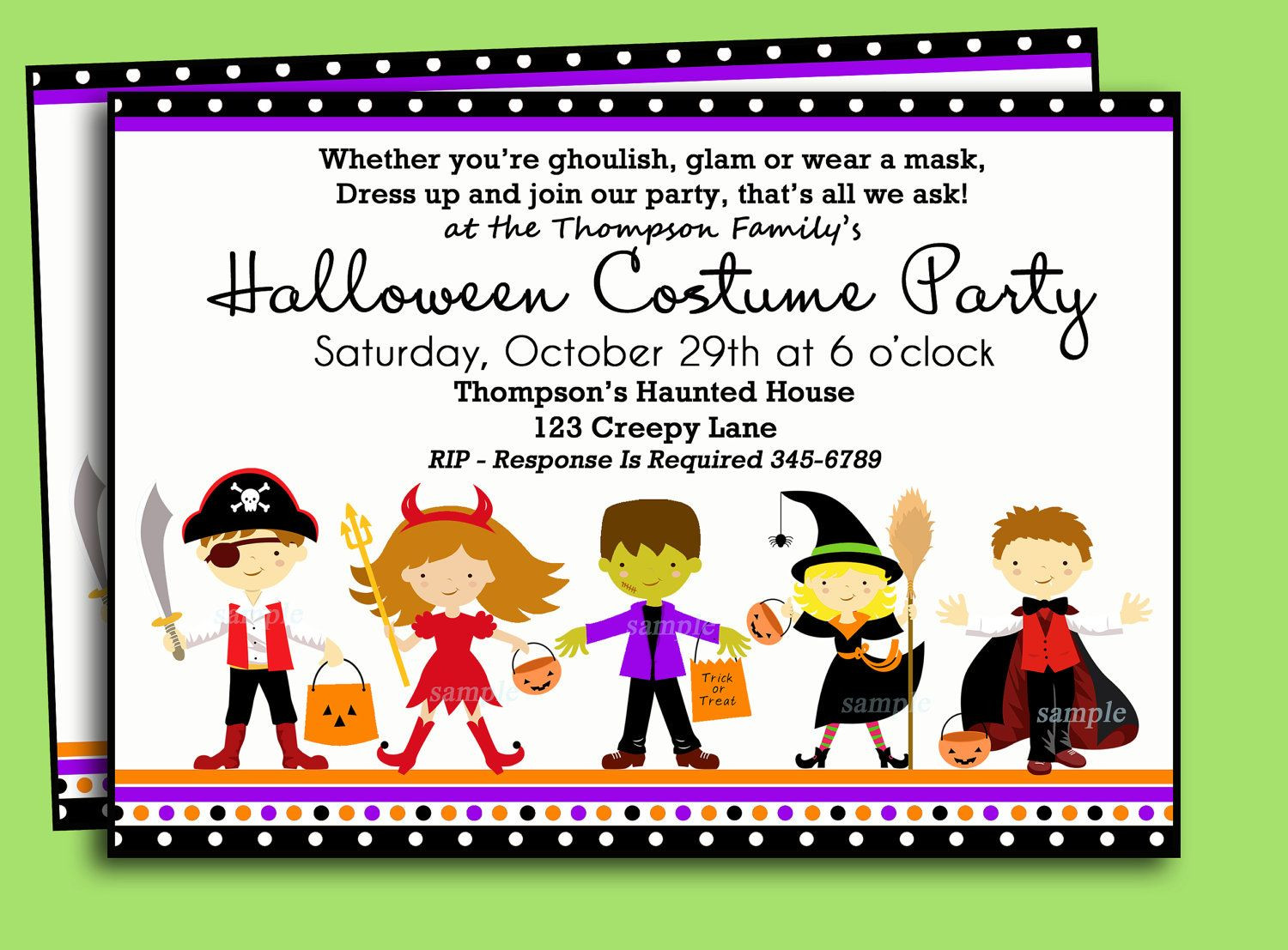 Kids Halloween Party Invitations Ideas
 Halloween Invitation Templates HD Wallpaper 11