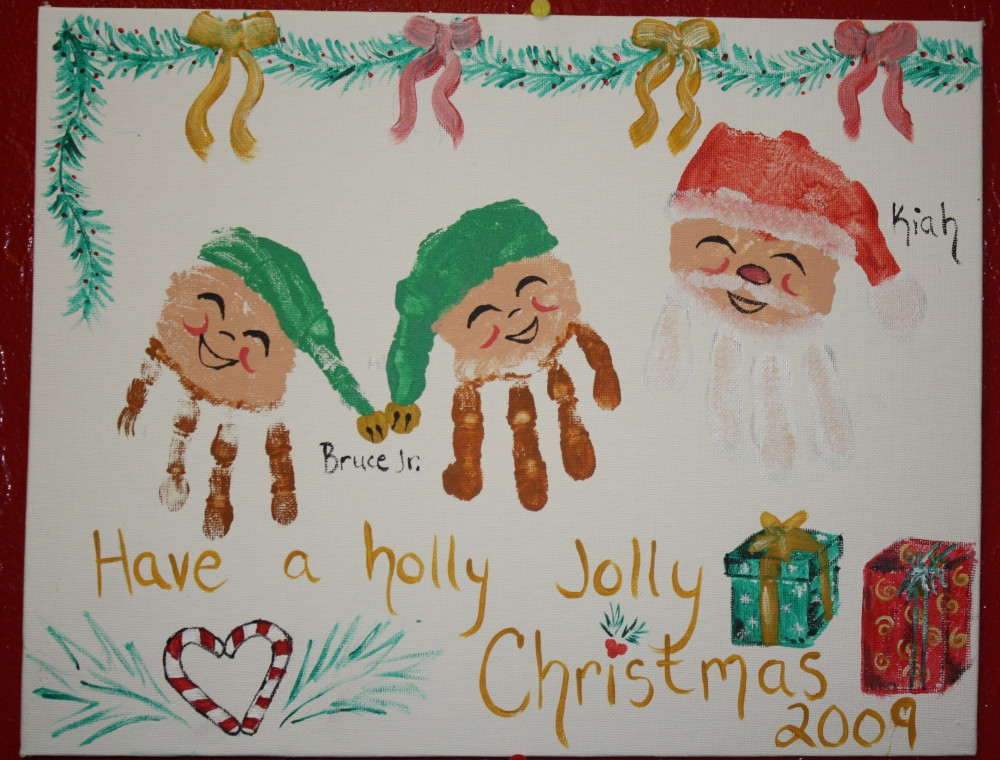 Kids Hand Print Craft
 Agape Love Designs Christmas Handprint Art for Children