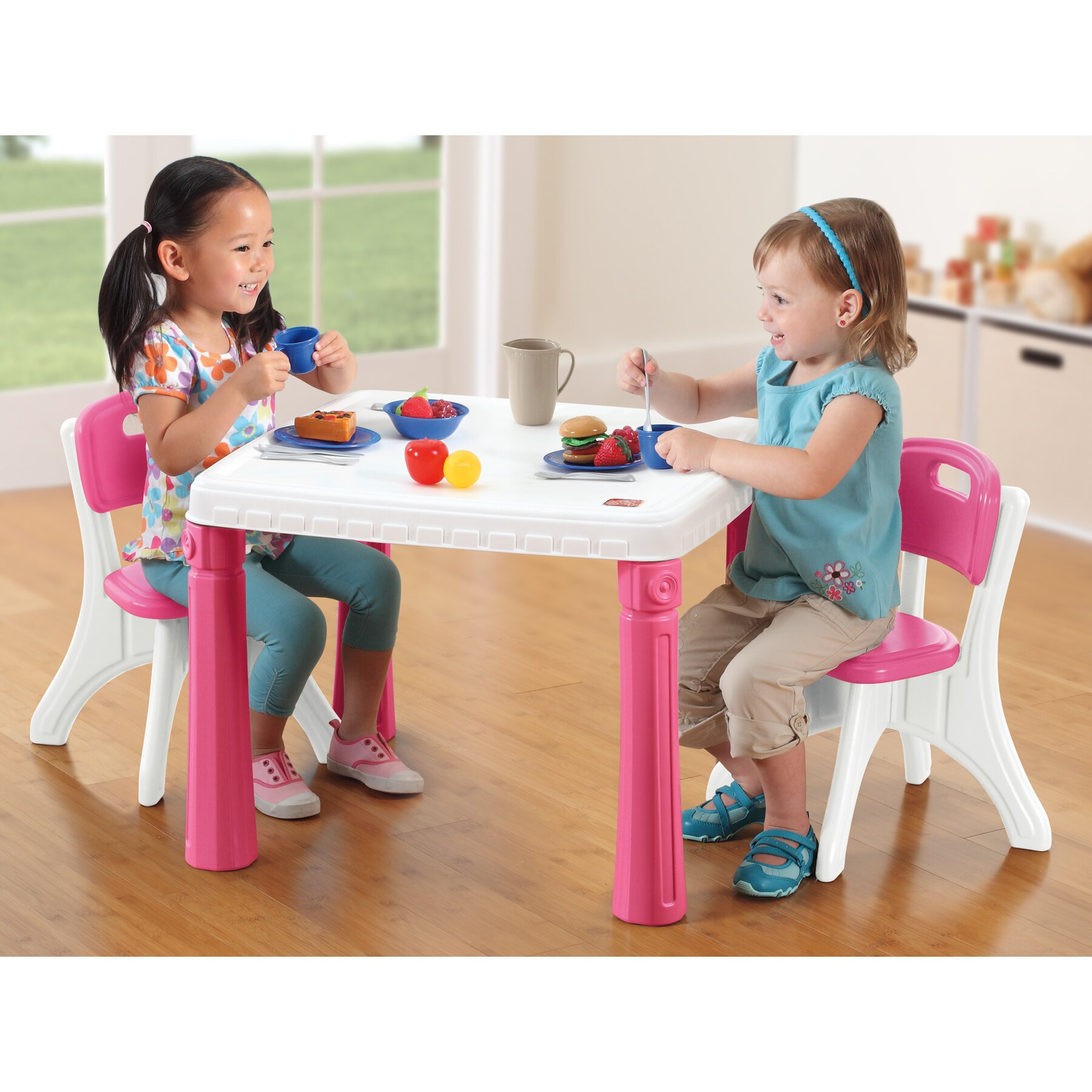 Kids Kitchen Table
 Step2 Lifestyle Kitchen Kids Table and Chair Set & Reviews