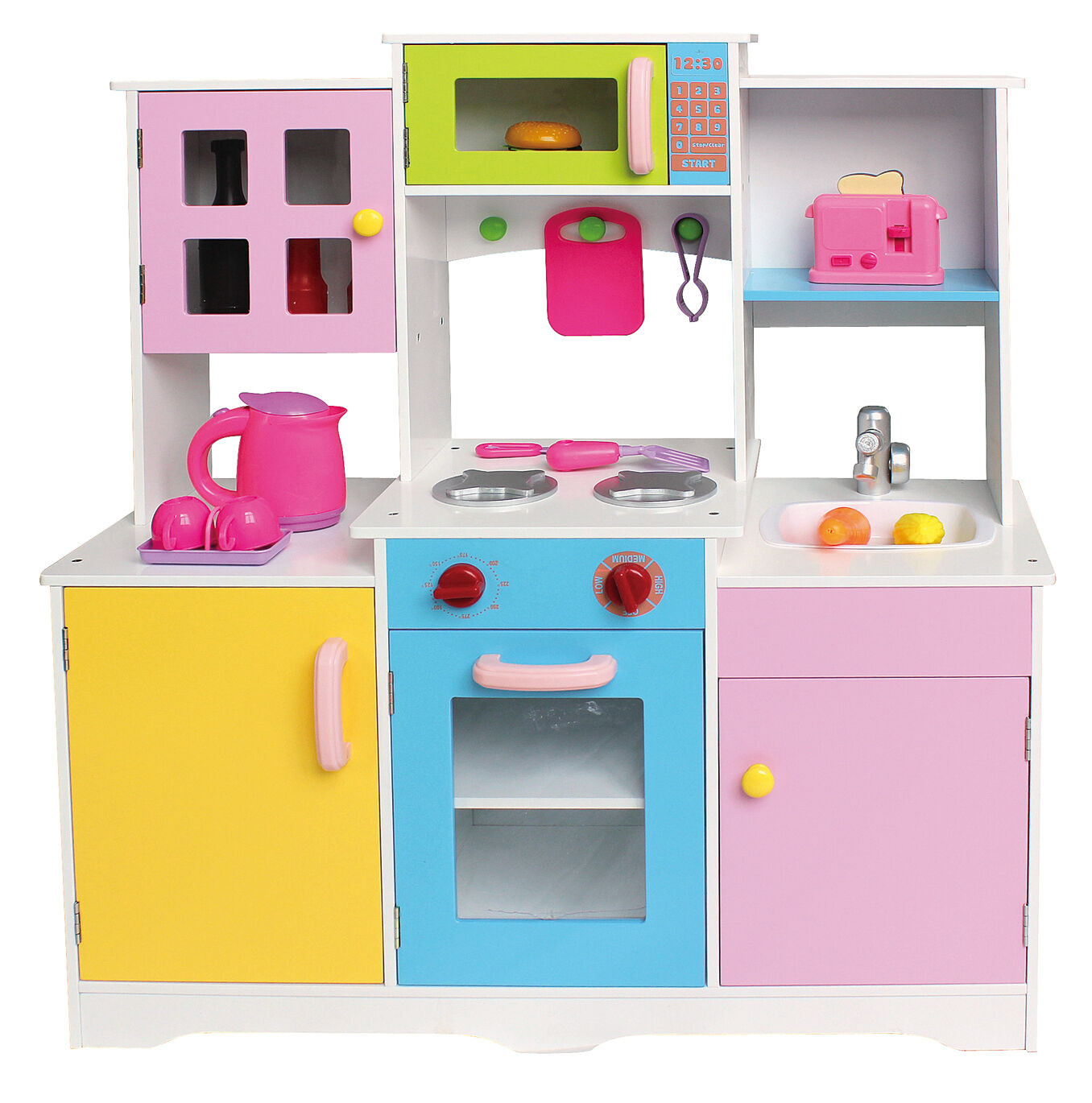 Kids Kitchen Table
 LARGE GIRLS BOYS KIDS WOODEN PLAY KITCHEN ROLE PLAY