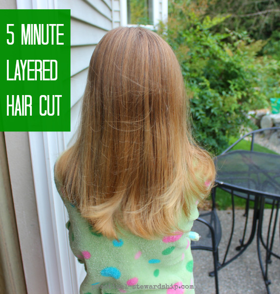 Kids Layered Hair
 My Easy DIY 5 Minute Layered Haircut Practical Stewardship