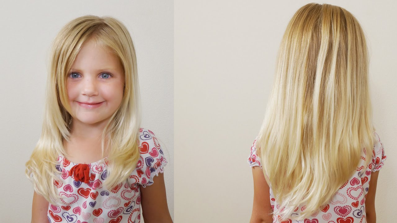 Kids Layered Hair
 How To Cut Girls Hair Long Layered Haircut for Little