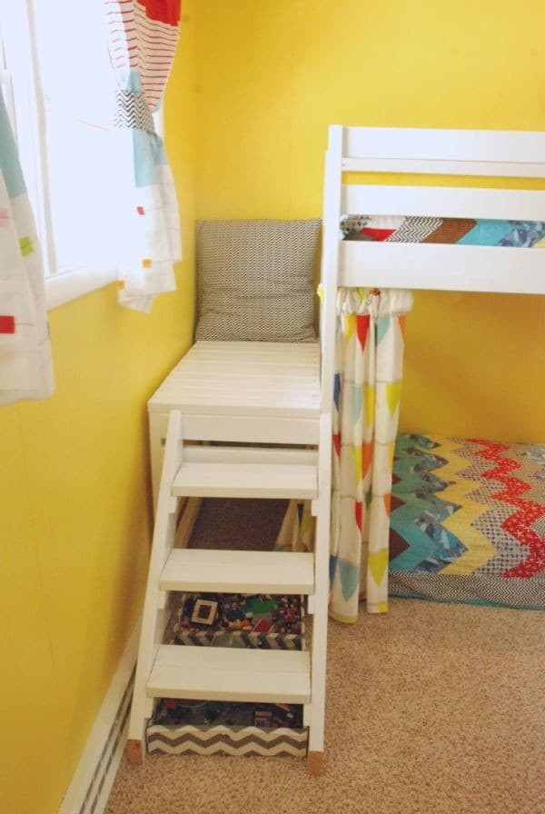Kids Loft Beds DIY
 DIY Kids Loft Bunk Bed with Stairs
