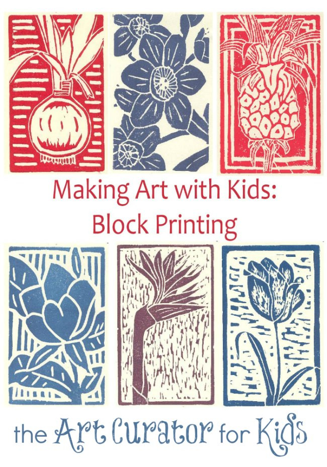 Kids Making Art
 Making Art with Kids Block Printing Lesson
