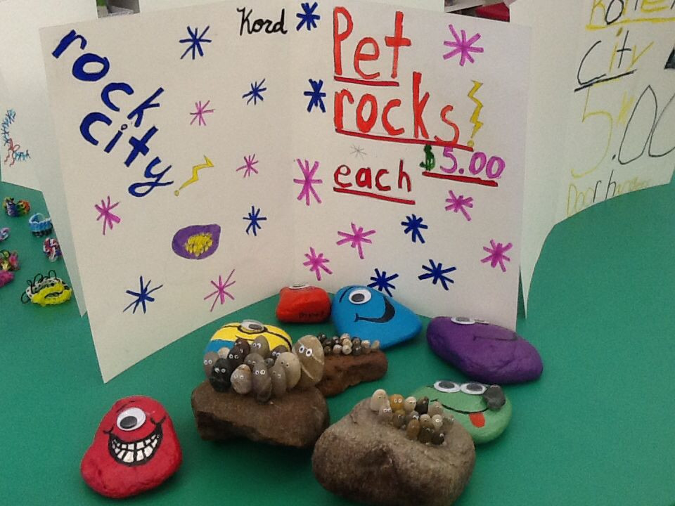 Kids Market Day Ideas
 Classroom Market Day Ideas Pet Rocks