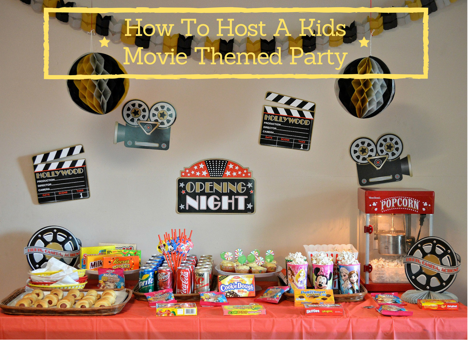Kids Movie Party
 How To Host A Kids Movie Themed Party Jays Sweet N Sour Life