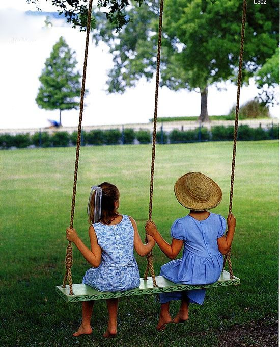 Kids On Swing
 17 Outdoor Swings To Make Your Kids Happy Shelterness