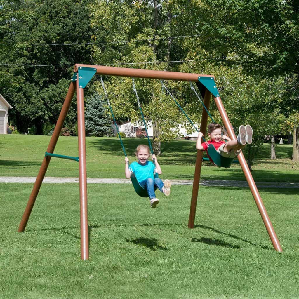 Kids On Swing
 Wooden swing sets under 500 ers guide Peak Health Pro
