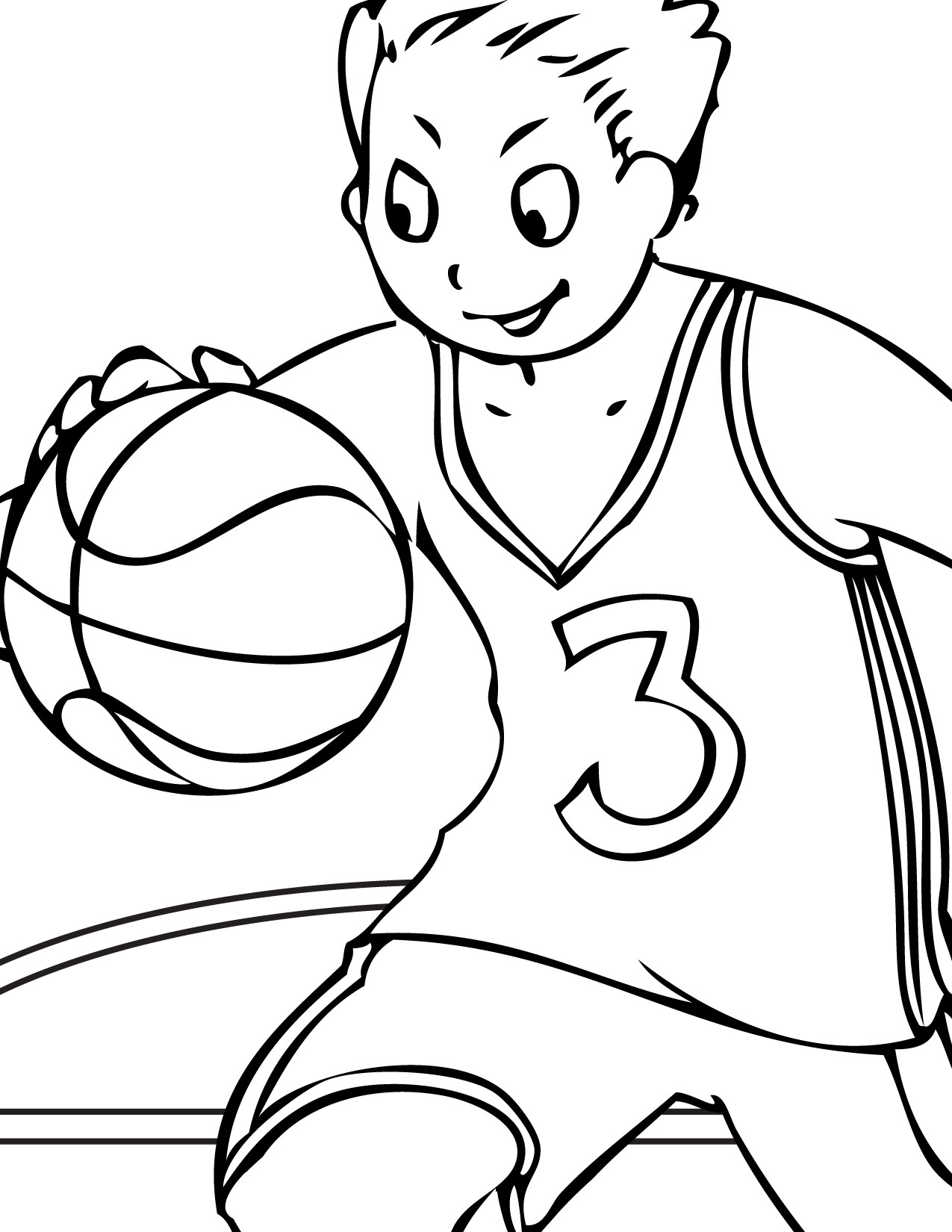 Kids Online Coloring Page
 Free Printable Volleyball Coloring Pages For Kids