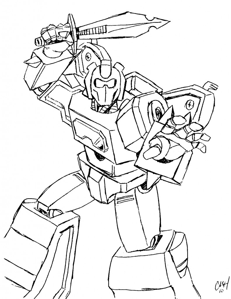 Kids Online Coloring Page
 Free Printable Transformers Coloring Pages For Kids