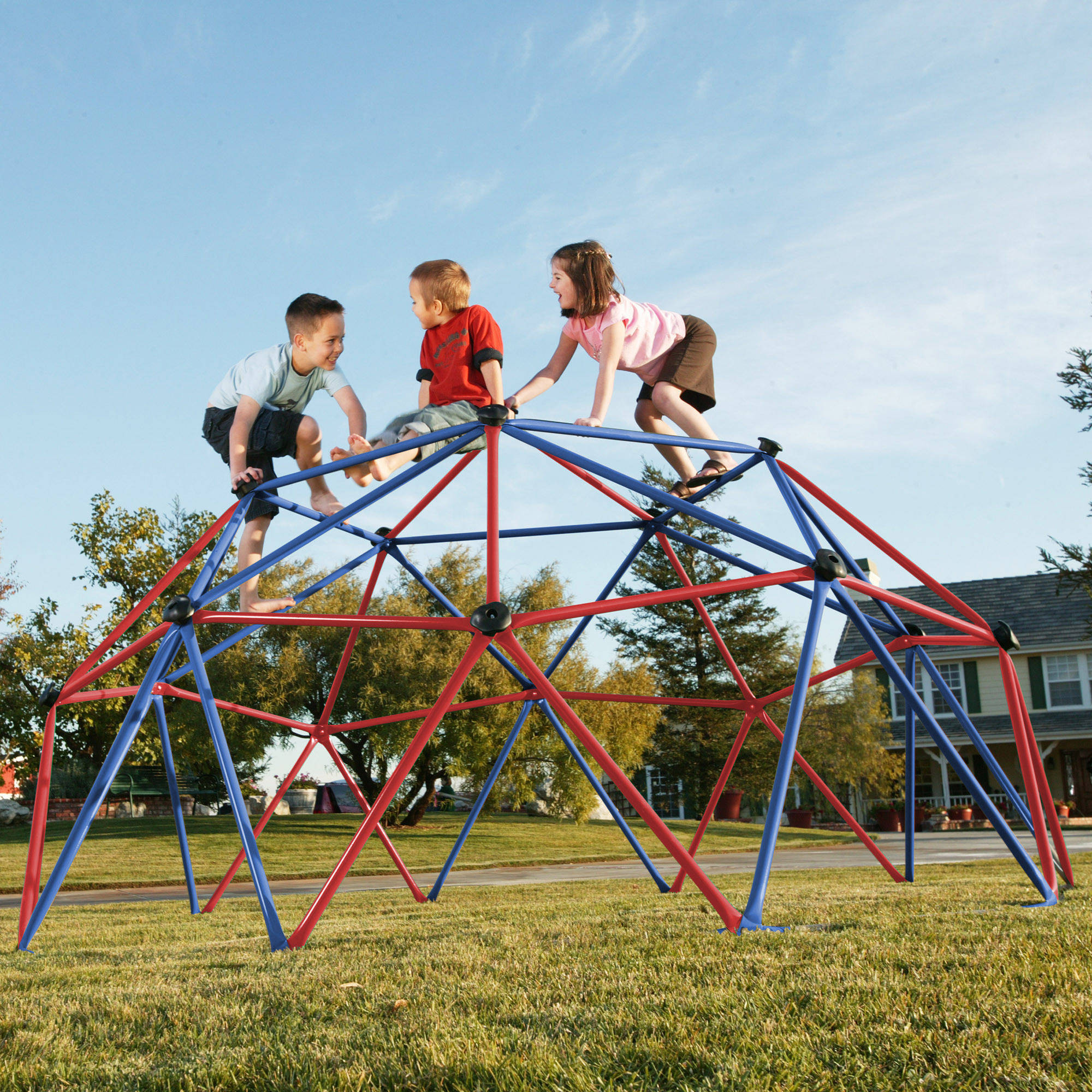 Kids Outdoor Play
 Dome Climber Play Outdoor Gym Kids Playground Center