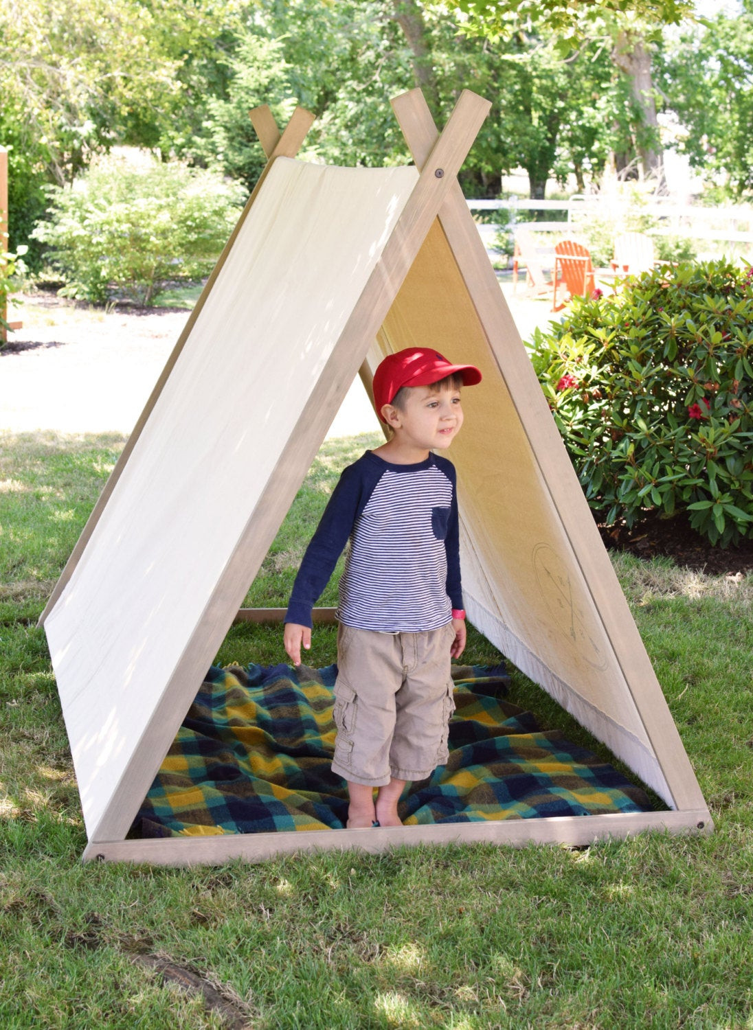 Kids Outdoor Teepee
 Grand Expedition Tent A Frame Tent Play Tent Teepee Lawn