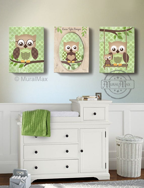 Kids Owl Decor
 Owl Kids Art Owl Decor Art for children Owls Nursery Art
