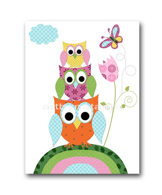 Kids Owl Decor
 Owl Decor Owl Nursery Art for Children Printable Digital Print