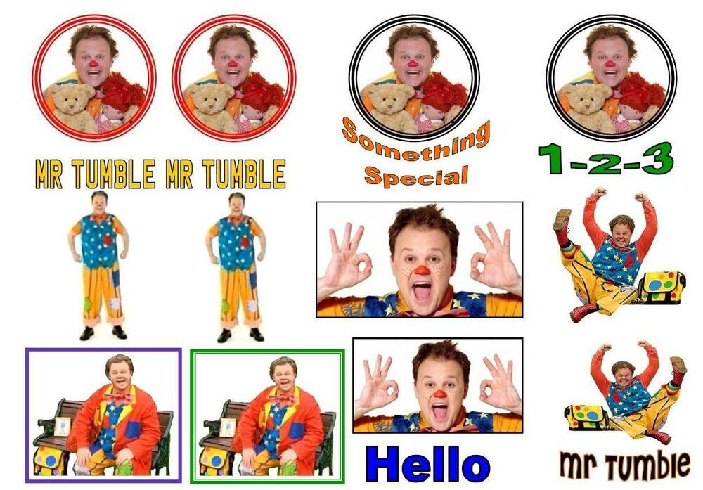 Kids Party Play And Tumble
 TEMPORARY TATTOO kids 12 Mr TUMBLE TATTOOS party play LAST