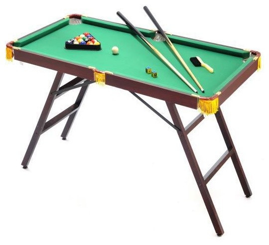 Kids Pool Table
 48" Mini Pool Table with Accessories Traditional Kids