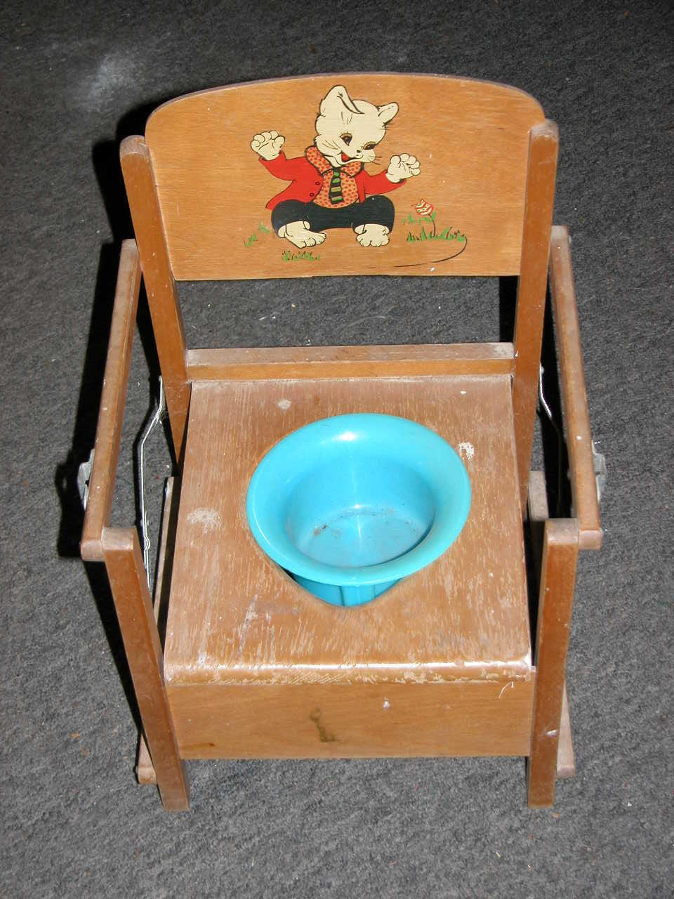Kids Potty Chair
 Antique Potty Chair 1950s Vintage Antique Child s Wooden
