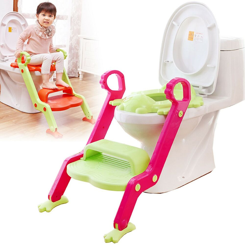 Kids Potty Chair
 Baby Toddler Toilet Training potty Seat 2 step Ladder