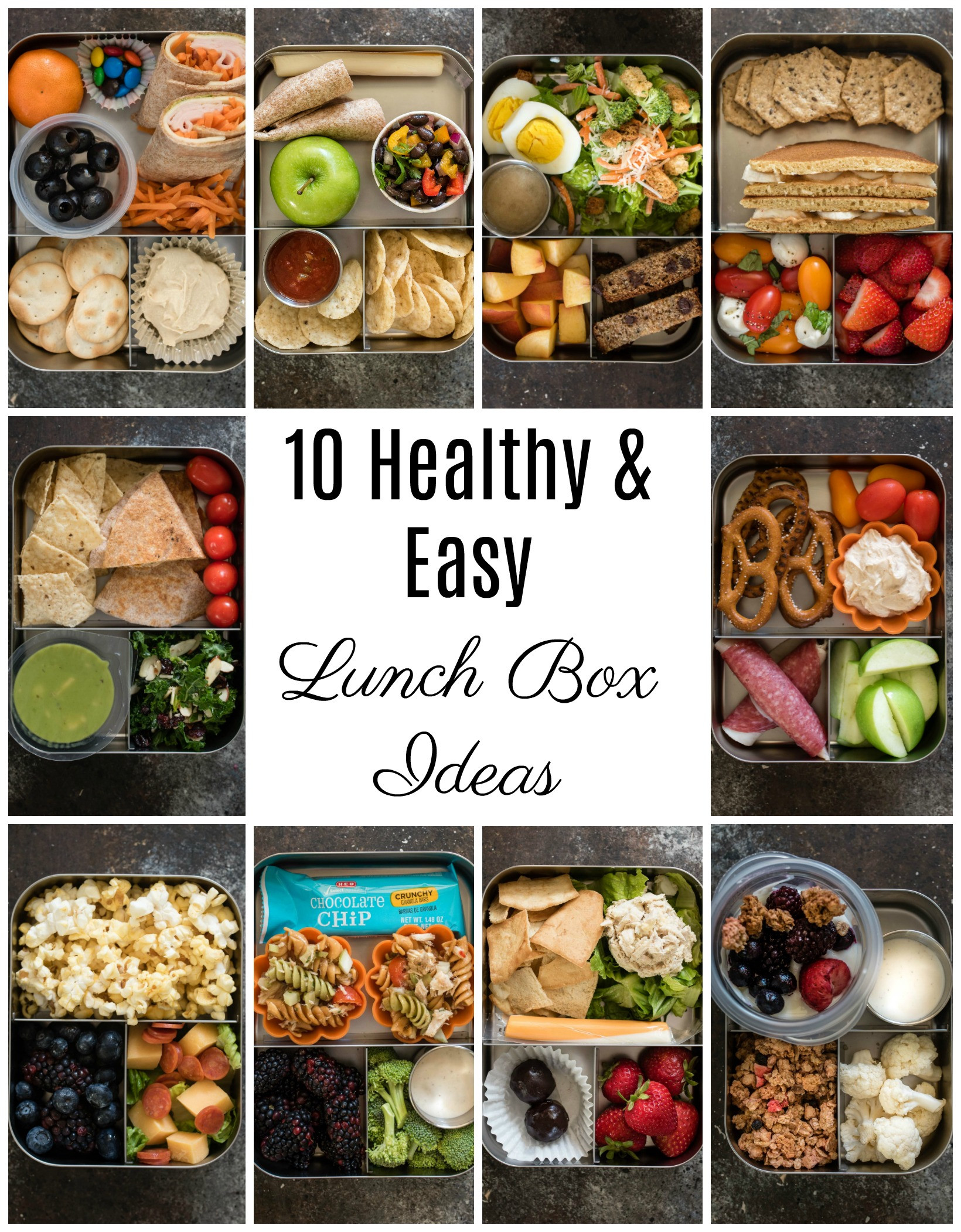 Kids Recipes
 10 Healthy Lunch Box Ideas