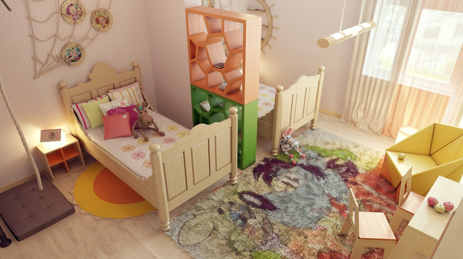 kids room design layout templates small room with divider