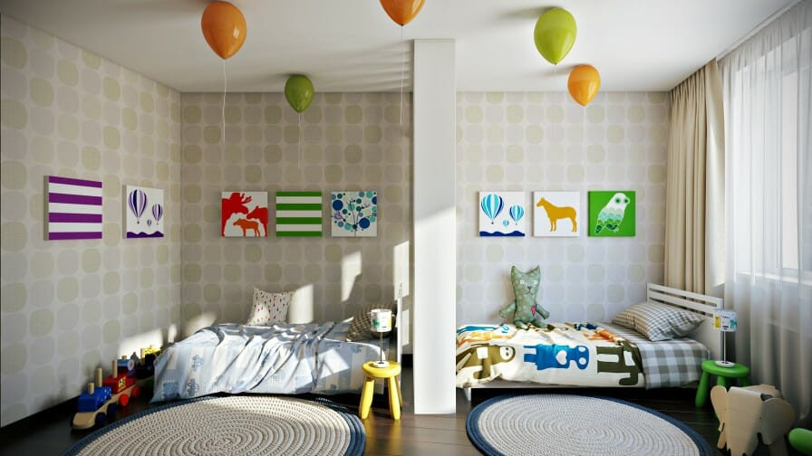 Kids Room Divider Ideas
 Sibling Spaces 3 Design Tips for Your Kids’ d Room