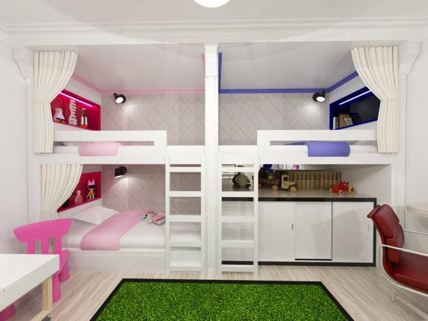 Kids Room Layout
 30 and Three Children Bedroom Design Ideas