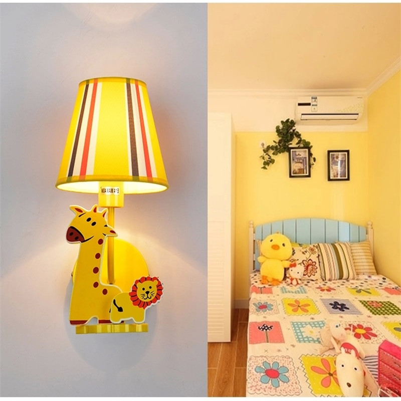 Kids Room Wall Lamp
 Children s room wall lamp cartoon boys girls bedroom