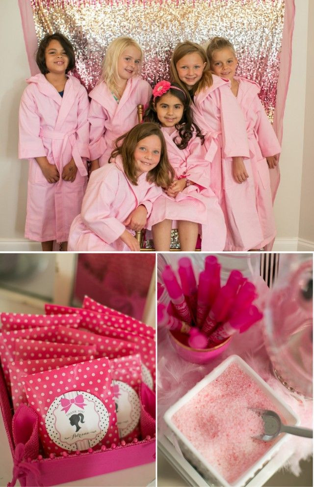 Kids Spa Party Idea
 need a back drop and group photo …
