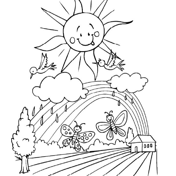 Kids Spring Coloring Pages
 14 Places to Find Free Printable Spring Coloring Pages