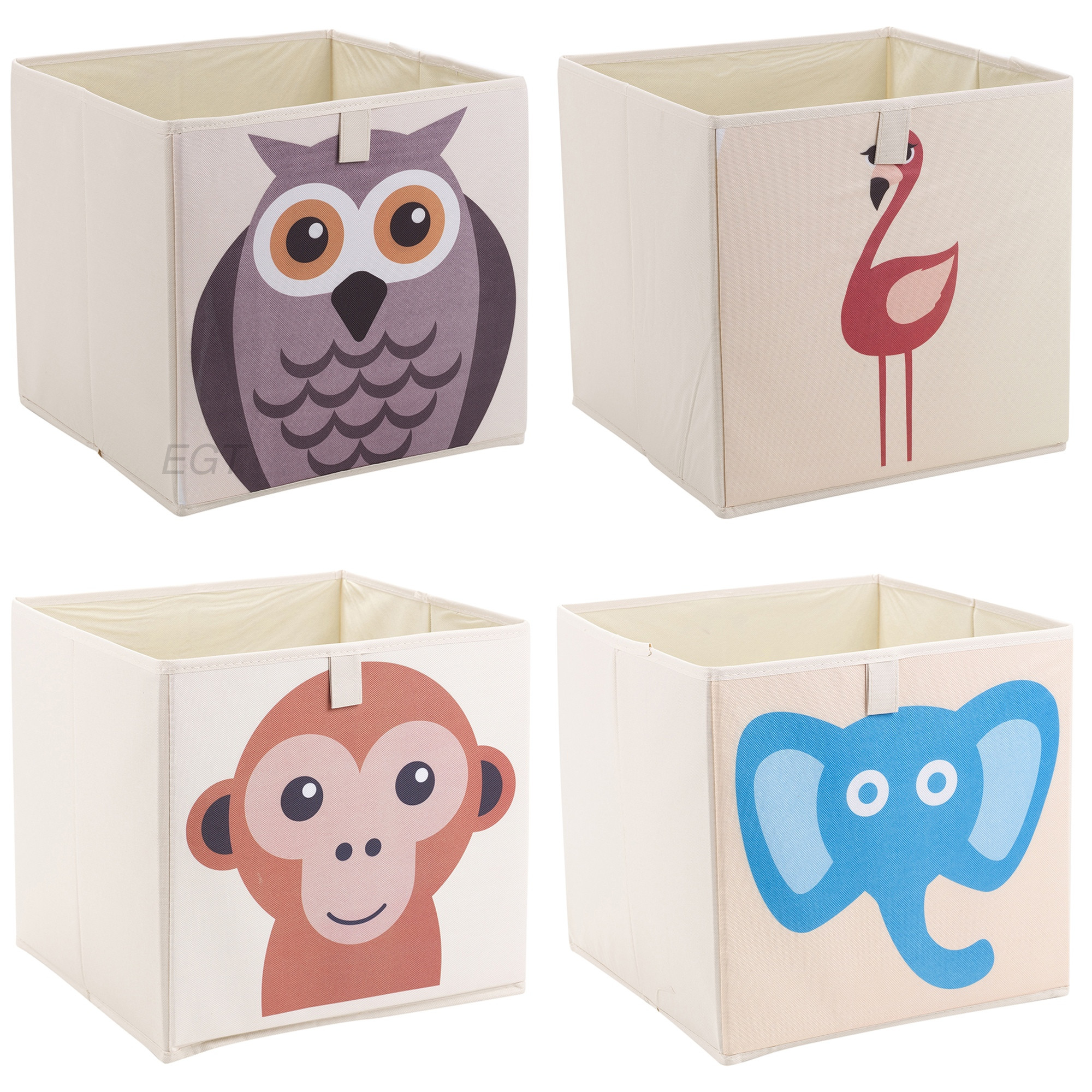Kids Storage Boxes
 Kids Toy Animal Storage Box Collapsible Non Woven Fabric
