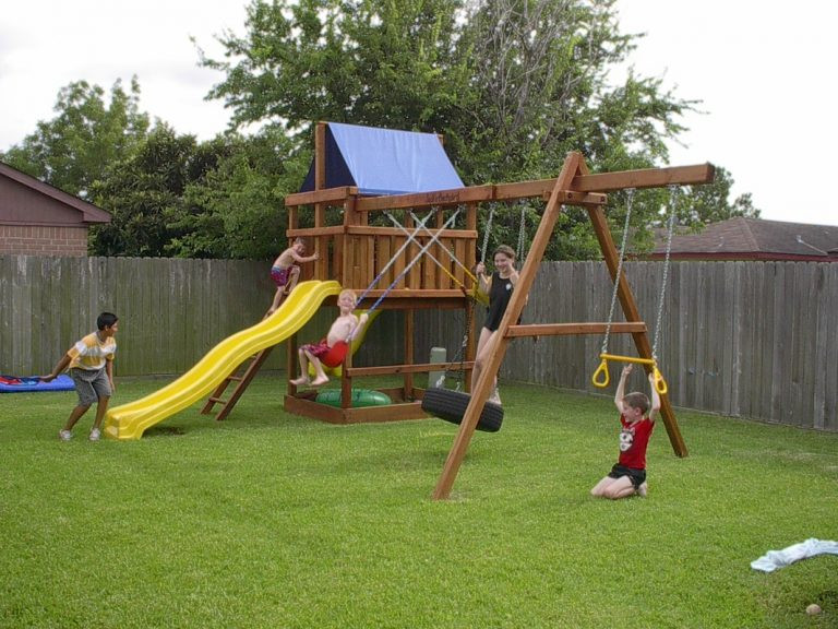 Kids Swing Set
 15 DIY Swing Set Build A Backyard Play Area For Your Kids