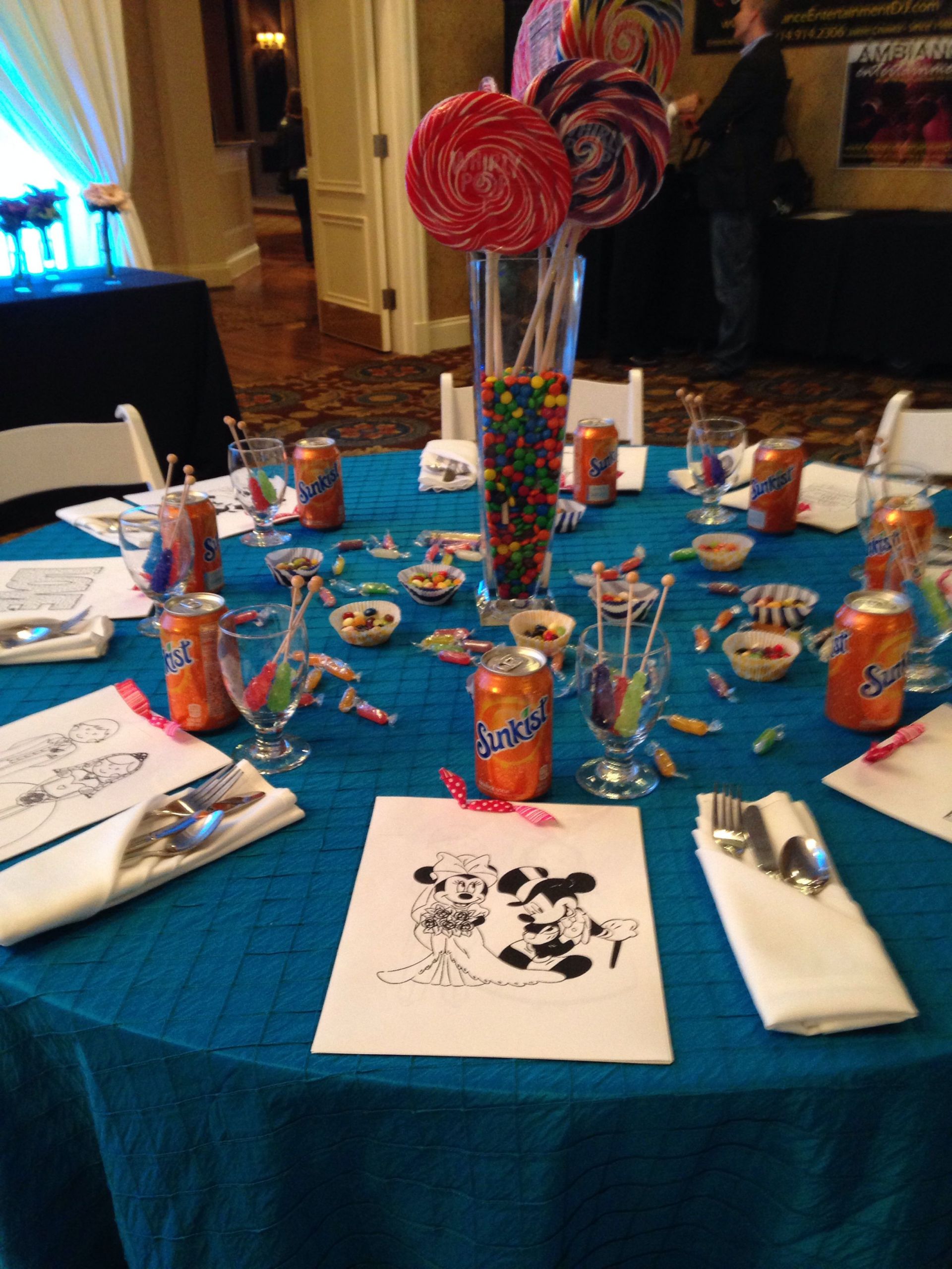 Kids Table At Wedding
 Fun for a kid s party or kid table at a wedding