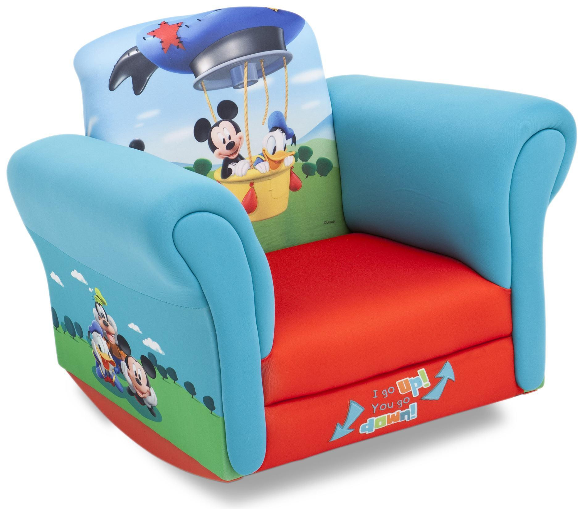 Kids Upholstered Rocking Chair
 Delta Upholstered Child s Mickey Mouse Rocking Chair Kmart