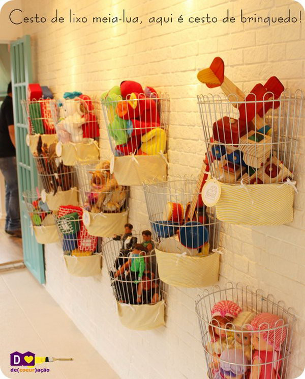 Kids Wall Storage
 25 Clever & Creative Ways to Organize Kids Stuffed Toys