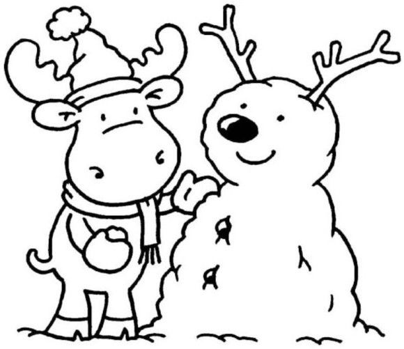 Kids Winter Coloring Pages
 kids winertime coloring pages Google Search