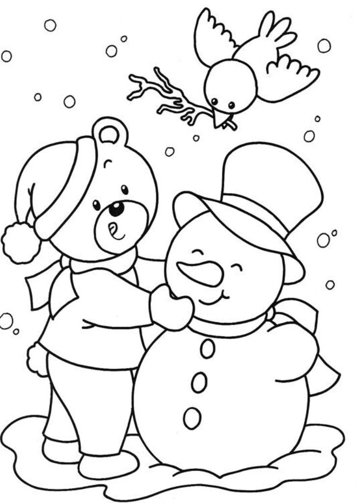 Kids Winter Coloring Pages
 Winter Drawing For Kids at GetDrawings