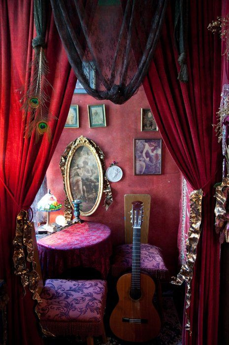 Kids' Room Curtains Ideas
 have a Tarot table room like this one from The Sword