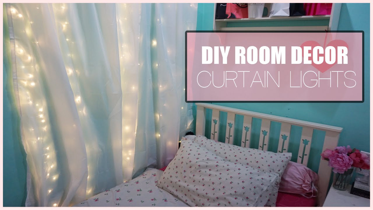 Kids' Room Curtains Ideas
 DIY Room Decor Curtain Lights