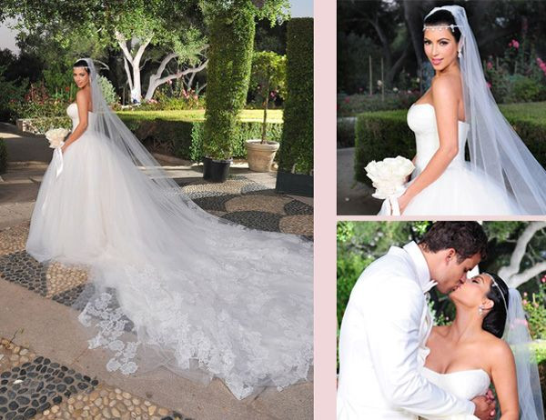Kim Kardashian Wedding Veil
 118 best images about Kim and Kris Humphries Wedding on