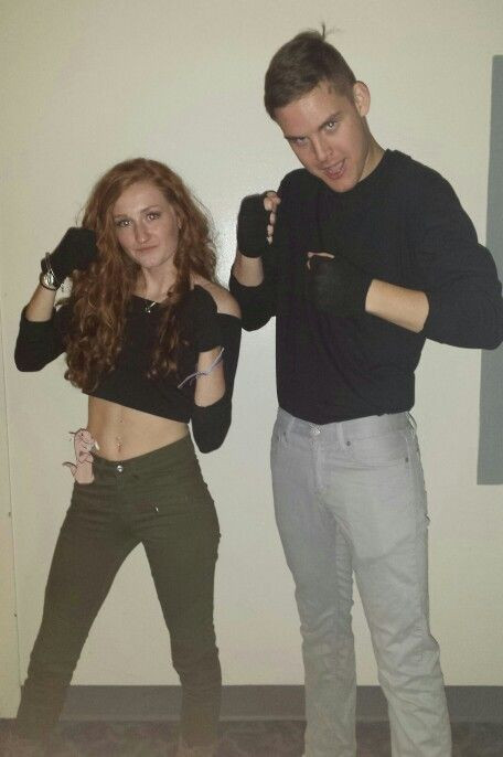Kim Possible Halloween Costume DIY
 kim possible and ron Stoppable costume