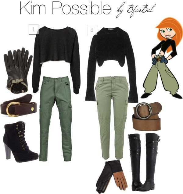 Kim Possible Halloween Costume DIY
 Kim Possible Things I Would Wear Pinterest